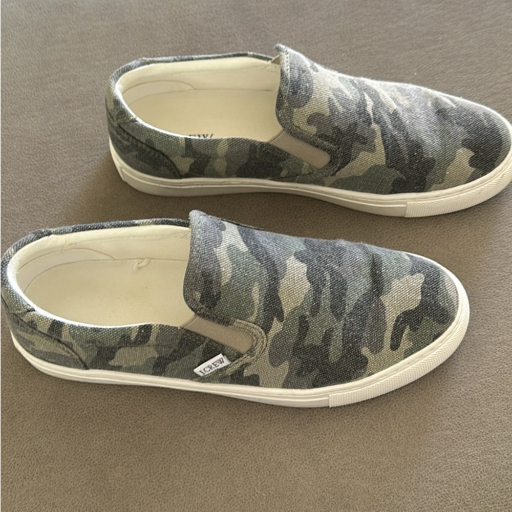 J Crew Camo Sneakers